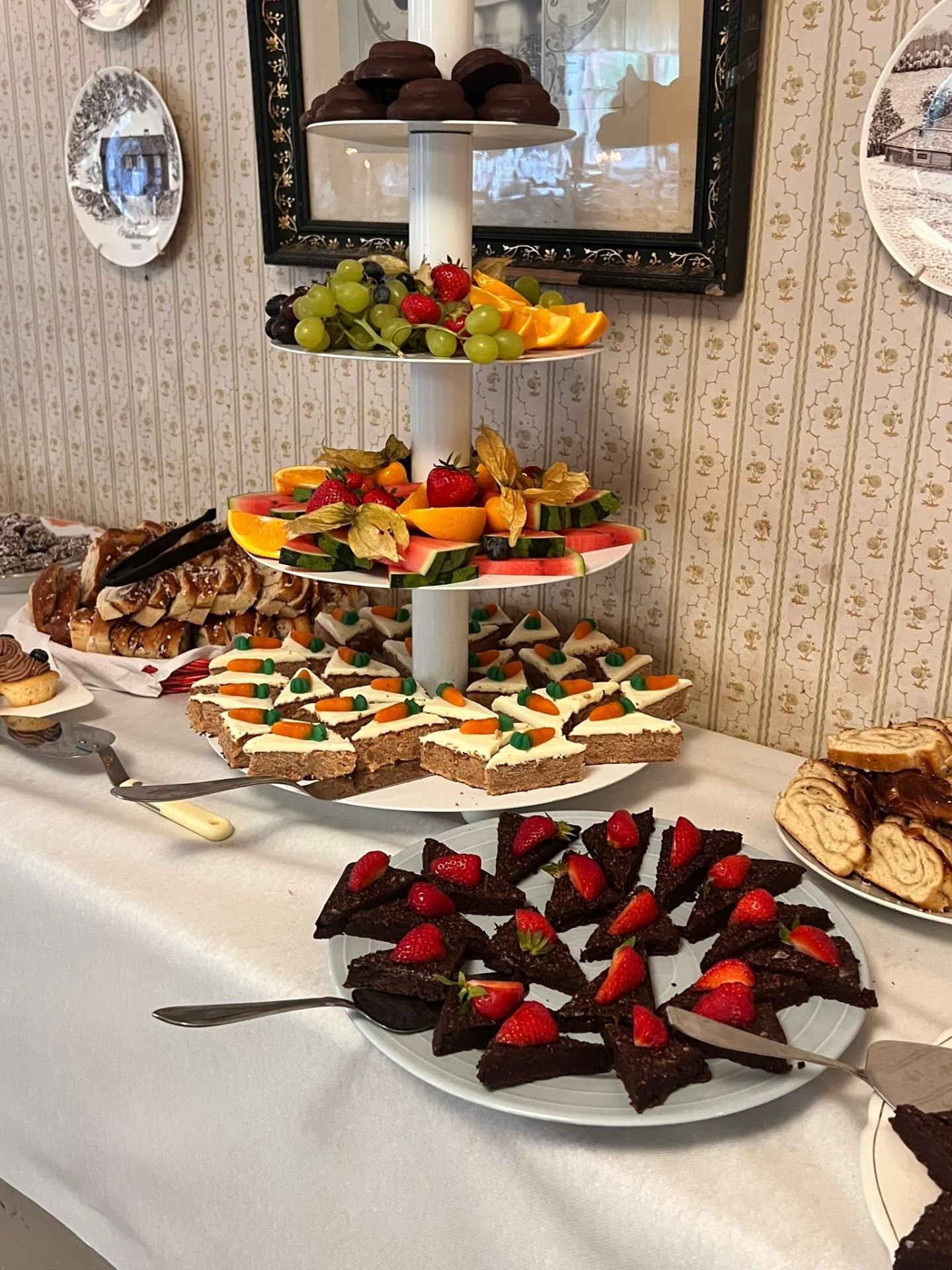 Dukat långbord i festlokal